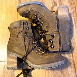 Carlos Santana Combat Boots-ARDENT-Dk Brown